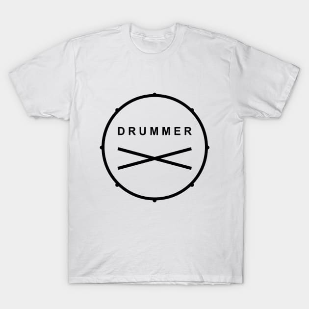 Drummer Logo T-Shirt by Drop23